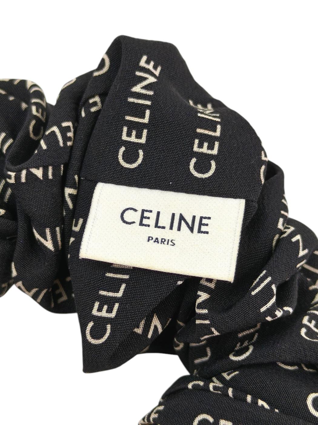 Celine セリーヌ トリオンフ付き 白文字 レイユーユシュシュ ブラック 管理番号：11655