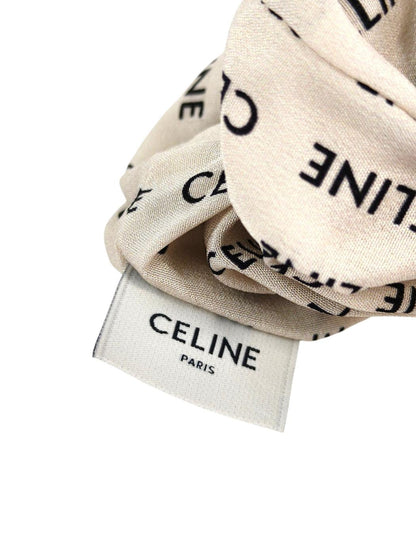 Celine セリーヌ トリオンフ付き 黒文字 レイユーユシュシュ ベージュ 管理番号：11656