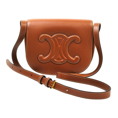 Celine 思琳 Folco Cuir Triomphe 单肩包 棕色 款号：11688
