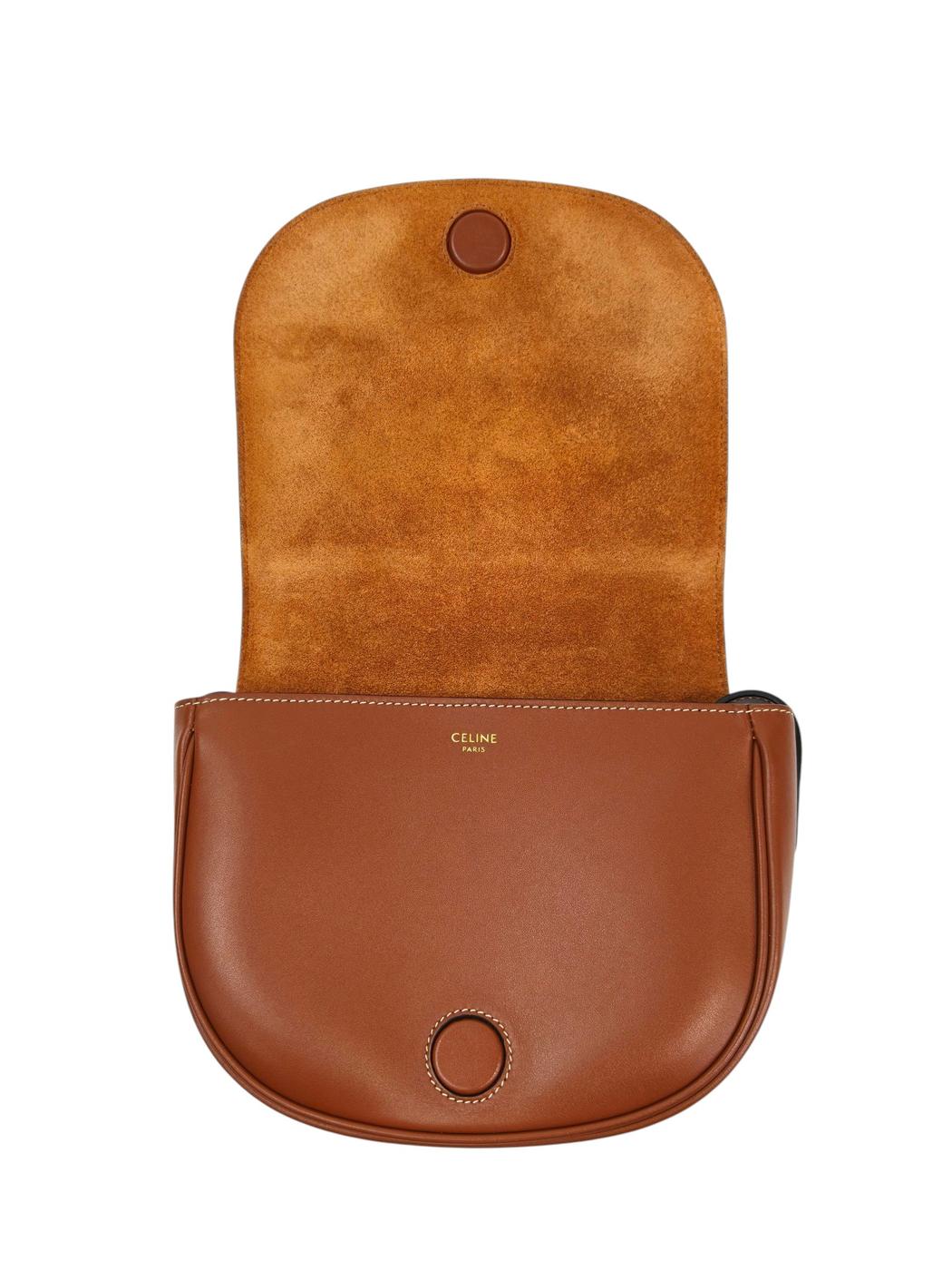 Celine 思琳 Folco Cuir Triomphe 单肩包 棕色 款号：11688