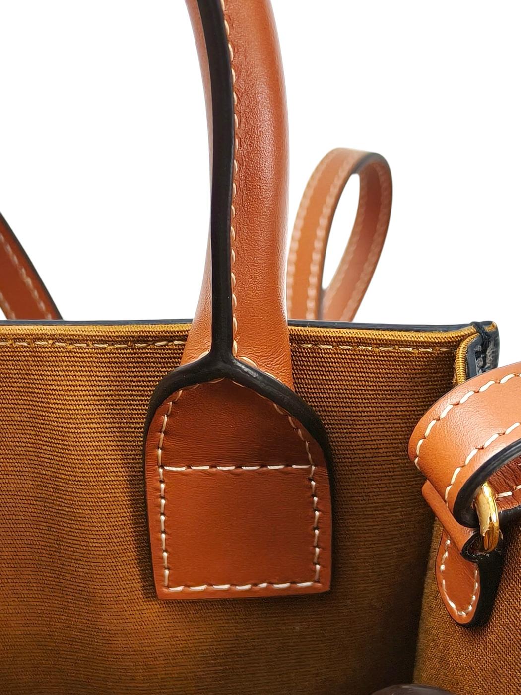 Celine セリーヌ ミニ バーティカルカバ 2way ショルダーバッグ ブラウン 管理番号：11689