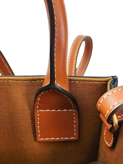 Celine セリーヌ ミニ バーティカルカバ 2way ショルダーバッグ ブラウン 管理番号：11689