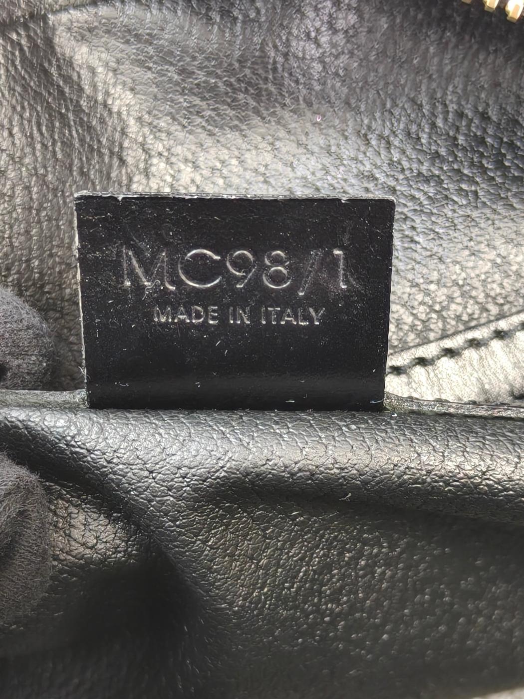 Celine 赛琳 Macadam 马卡丹半月形手提包 黑色×棕色 型号：11728