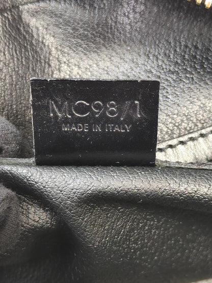 Celine 赛琳 Macadam 马卡丹半月形手提包 黑色×棕色 型号：11728