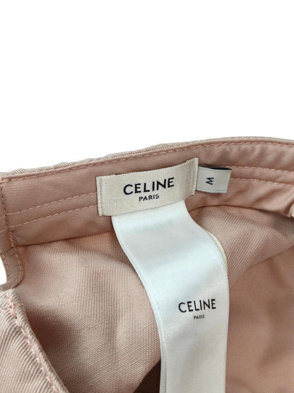 Celine セリーヌ トリンオンフ キャップ Mサイズ キャップ ピンク 管理番号：11777