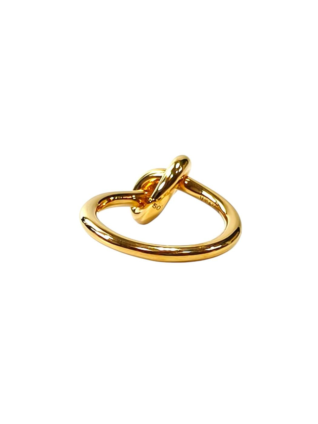Celine Knot Ring Gold #50 Ring Gold Control Number: 11799