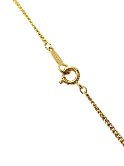 Celine Triomphe Necklace Gold Women's Pendant Reference Number: 11819