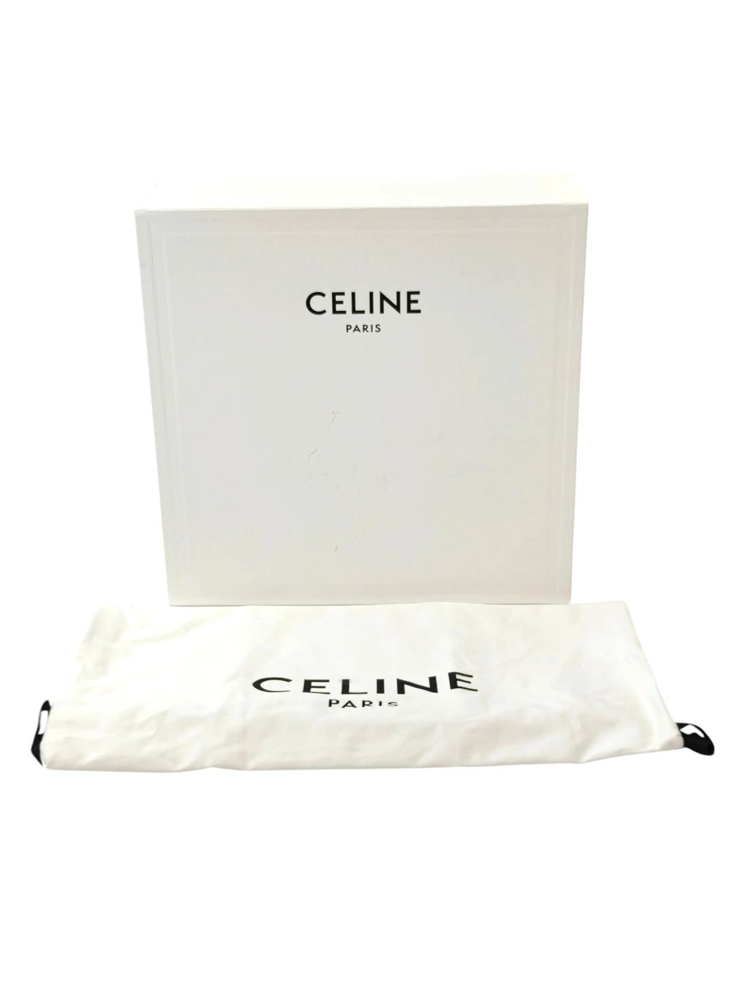 Celine 赛琳 Triomphe 小号波士顿包 黑色 管理编号：11831
