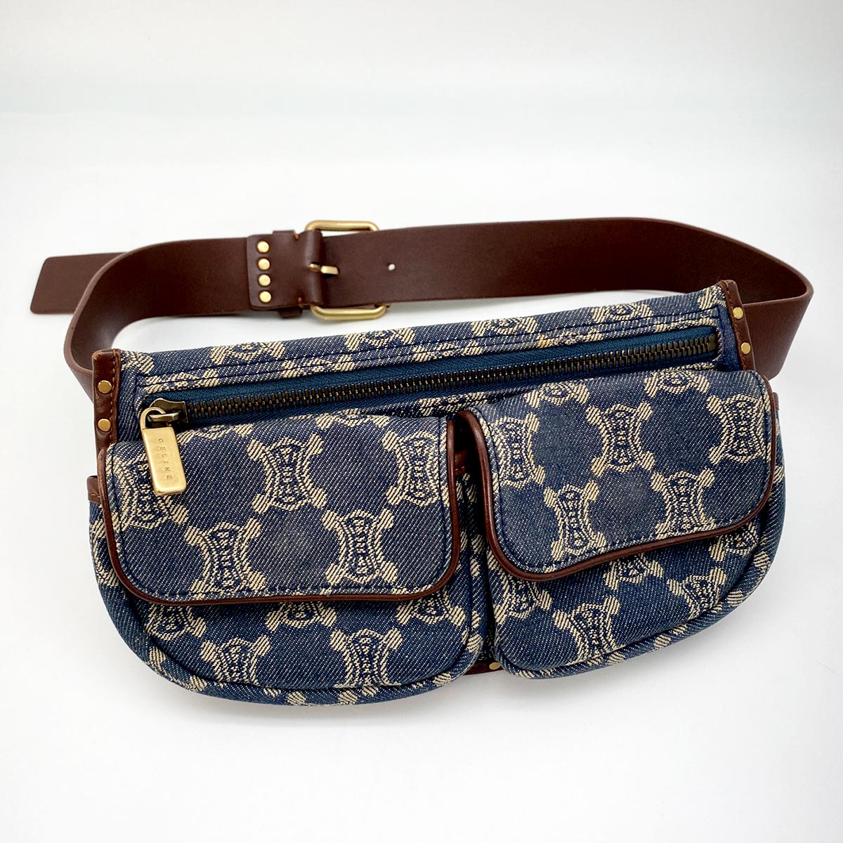 Celine 腰包 Denim Macadam 控制编号：9117