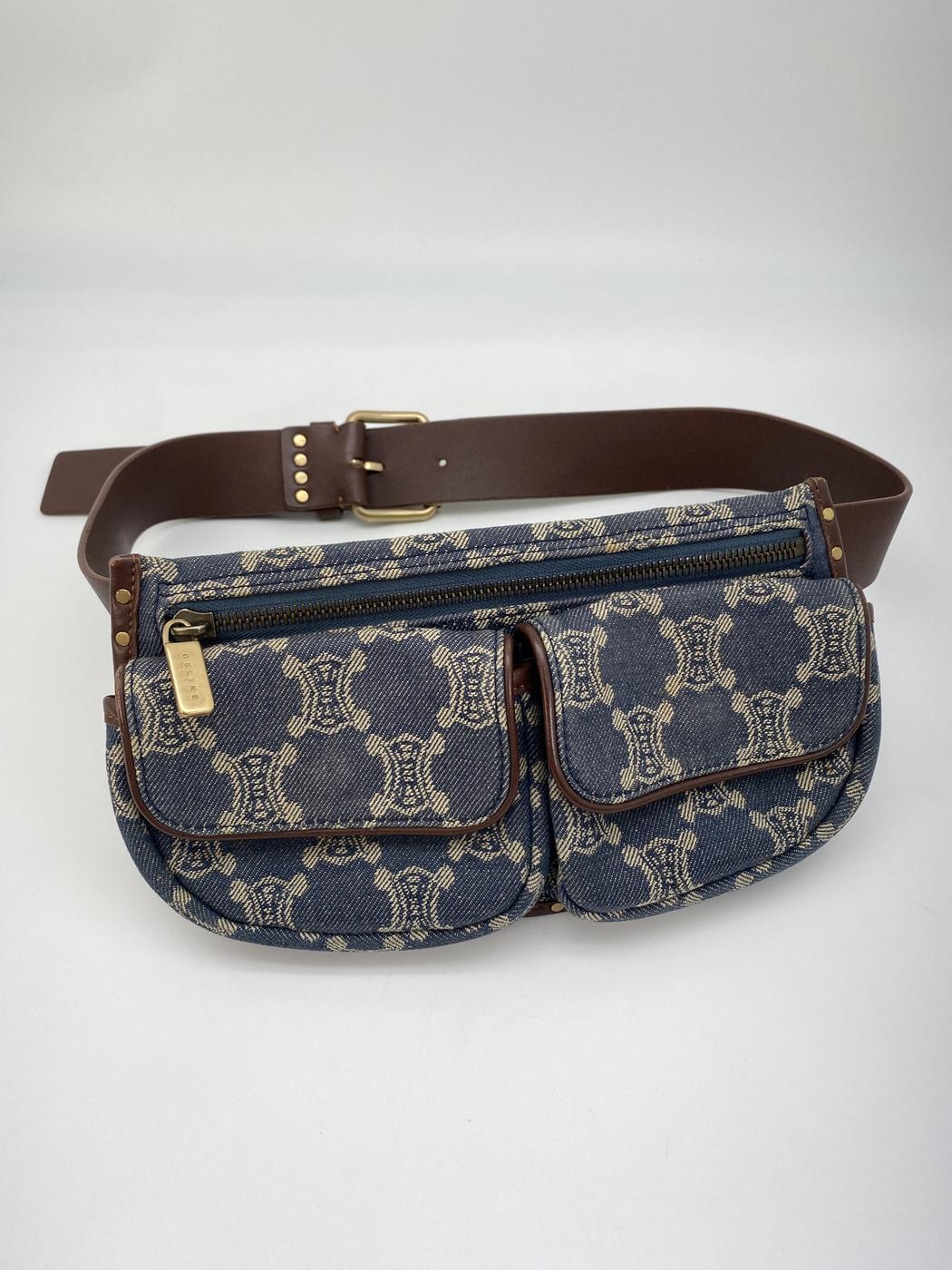 Celine 腰包 Denim Macadam 控制编号：9117