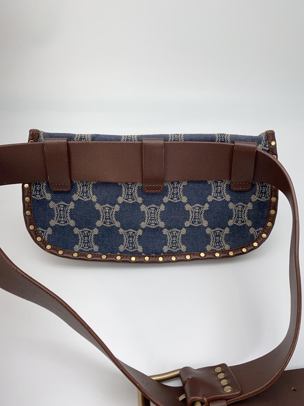 Celine 腰包 Denim Macadam 控制编号：9117