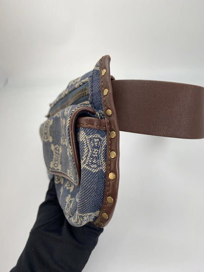 Celine 腰包 Denim Macadam 控制编号：9117