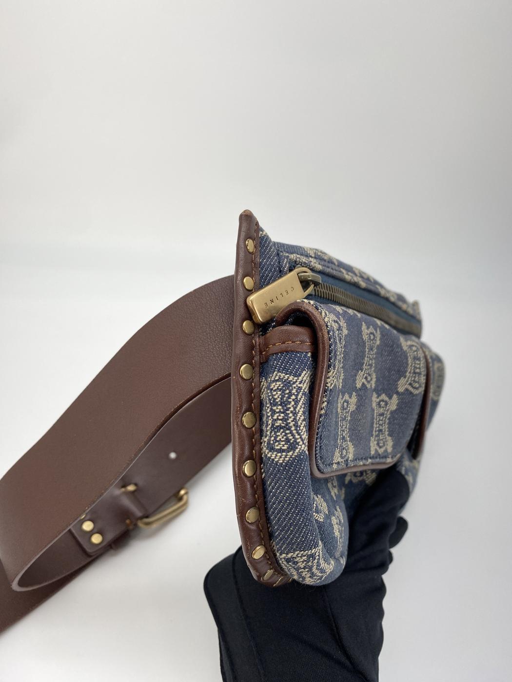 Celine 腰包 Denim Macadam 控制编号：9117