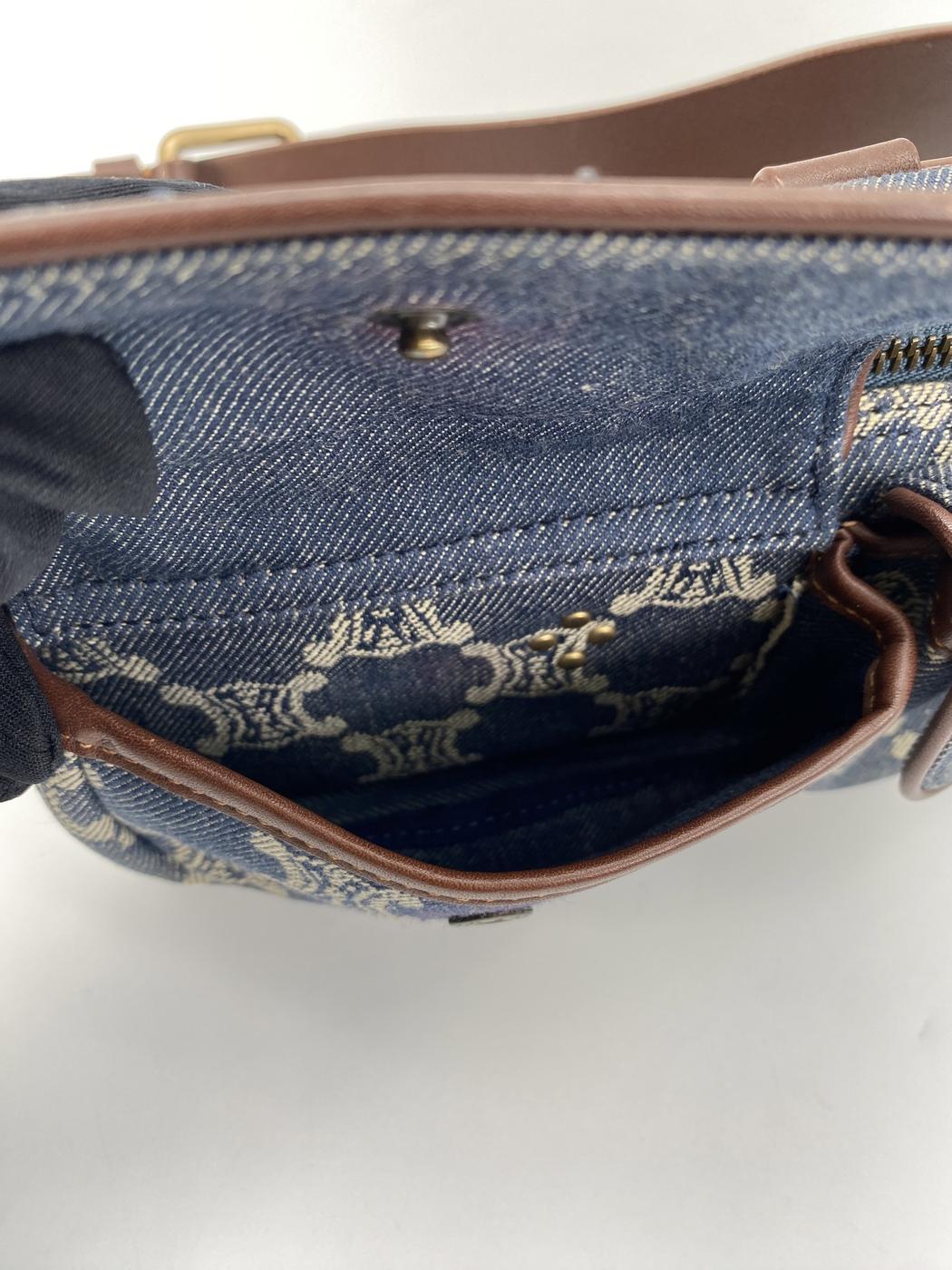 Celine 腰包 Denim Macadam 控制编号：9117