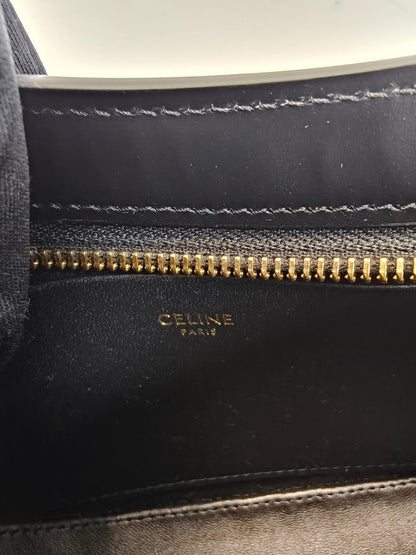 Celine Triomphe 单肩包，黑色，11570，控制编号：9858