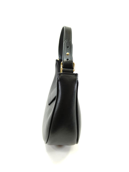 CELINE 中号 Ava Triomphe 单肩手提包，黑色，控制编号：9889