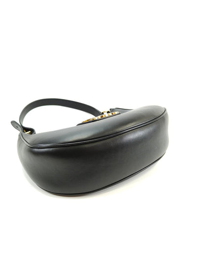 CELINE 中号 Ava Triomphe 单肩手提包，黑色，控制编号：9889