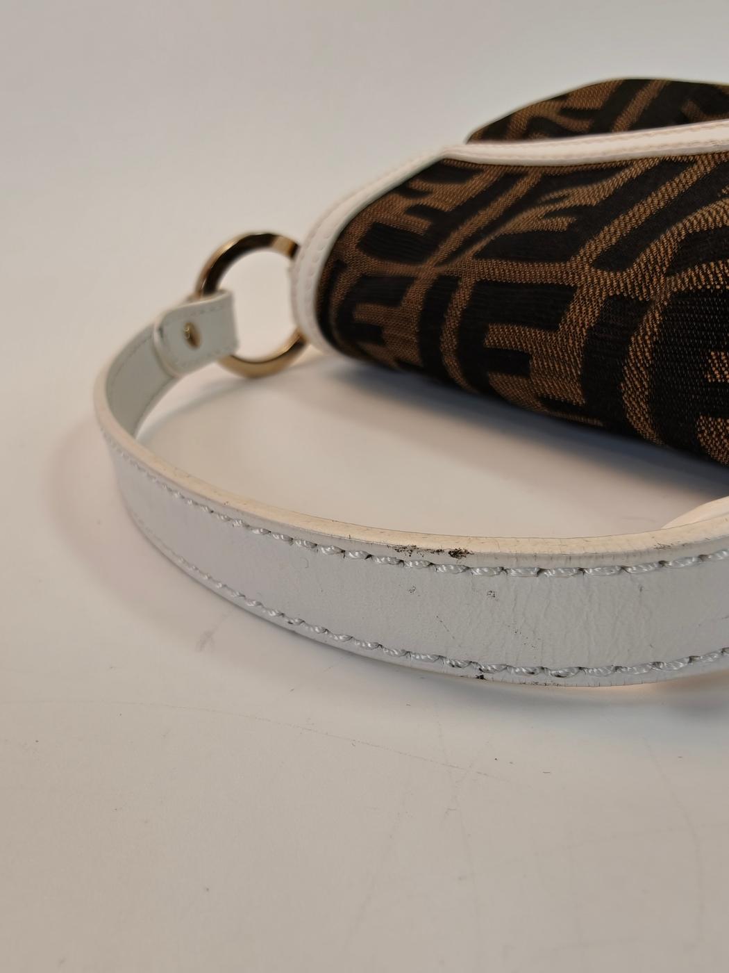 FENDI Zucca Pattern Handbag Mini Bag Brown Control Number: 10545
