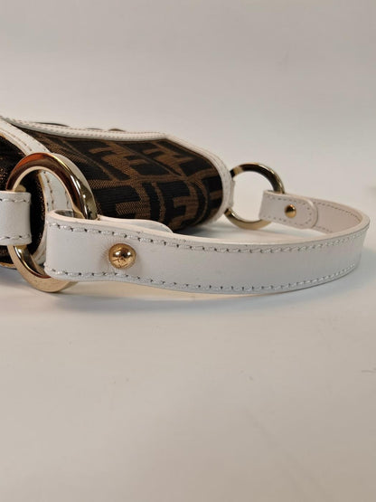 FENDI Zucca Pattern Handbag Mini Bag Brown Control Number: 10545