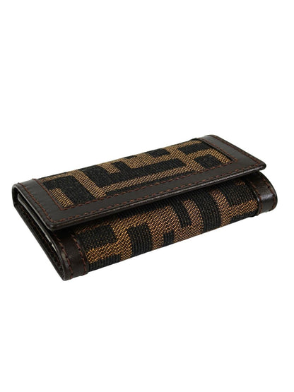 FENDI フェンディ ズッカ キーケース ブラウン 管理番号：11383