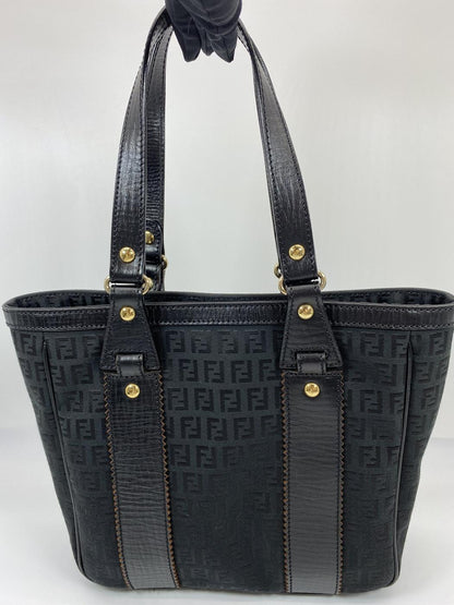 FENDI フェンディ トートバッグ ズッキーノ キャンバス レザー 管理番号：6810