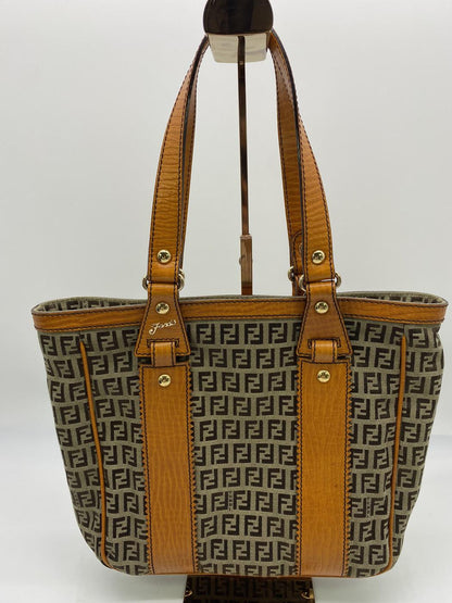 FENDI フェンディ ズッキーノ ズッカ柄 トートバッグ ショルダーバッグ 肩掛け 管理番号：8097
