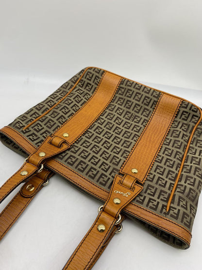 FENDI フェンディ ズッキーノ ズッカ柄 トートバッグ ショルダーバッグ 肩掛け 管理番号：8097