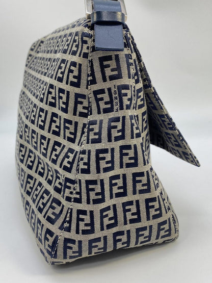 FENDI Zucchino 单肩包/Mamma 水桶包 26325/2CH 海军蓝 控制编号：8651