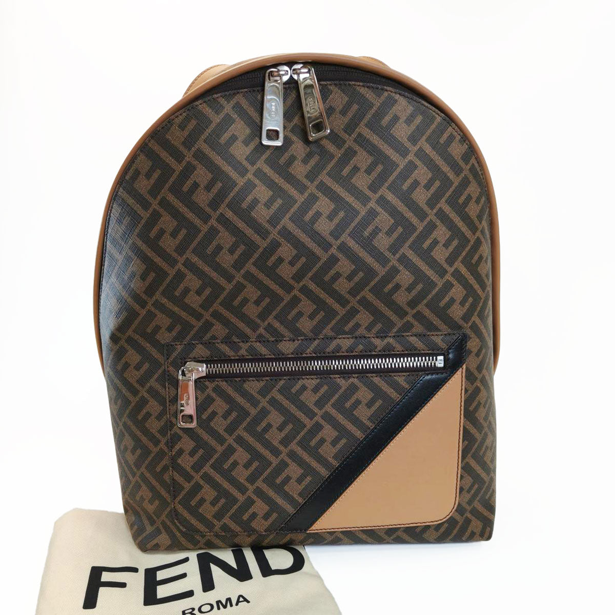 Fendi Chiodo Dynagonal Small Backpack 7VZ077 A9XS F1IKC Control Number: 9829