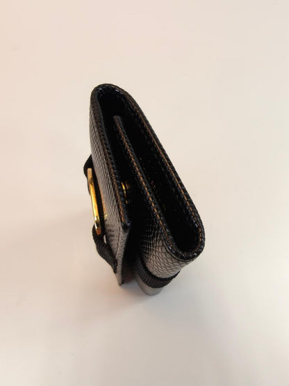 Salvatore Ferragamo Vara Ribbon 六键琴盒，黑色，参考编号：10306