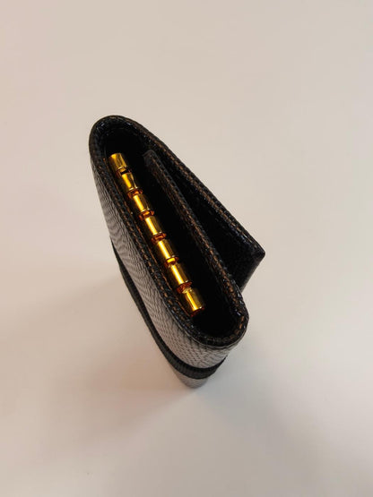Salvatore Ferragamo Vara Ribbon 六键琴盒，黑色，参考编号：10306