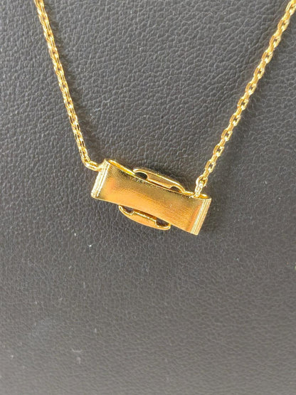 Ferragamo フェラガモ ヴァラリボン ネックレス ゴールド 管理番号：11151