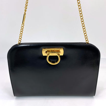 FERRAGAMO Salvatore Ferragamo Chain Shoulder Bag Gancini Control Number: 4681