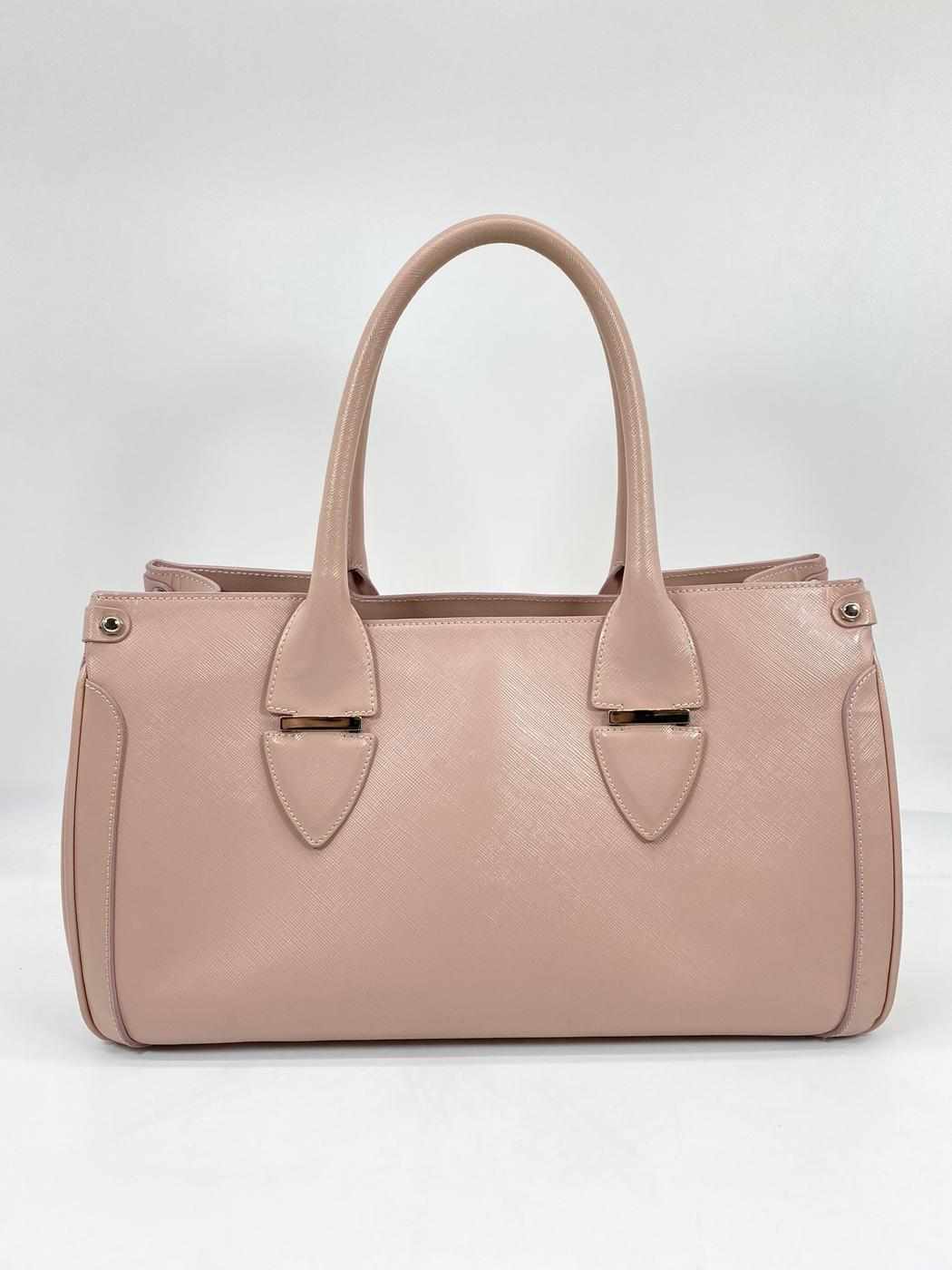 Ferragamo フェラガモ ハンドバッグ トートバッグ ガンチーニ ピンク レザー 管理番号：5632