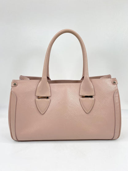 Ferragamo フェラガモ ハンドバッグ トートバッグ ガンチーニ ピンク レザー 管理番号：5632