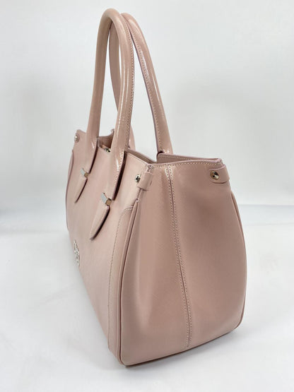 Ferragamo フェラガモ ハンドバッグ トートバッグ ガンチーニ ピンク レザー 管理番号：5632