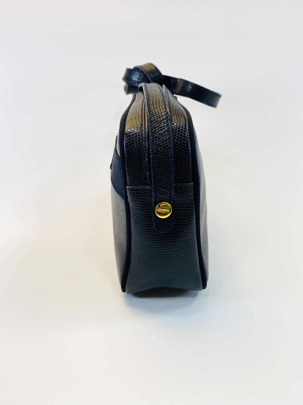 Salvatore Ferragamo Vara 单肩包，海军蓝，参考编号：9663