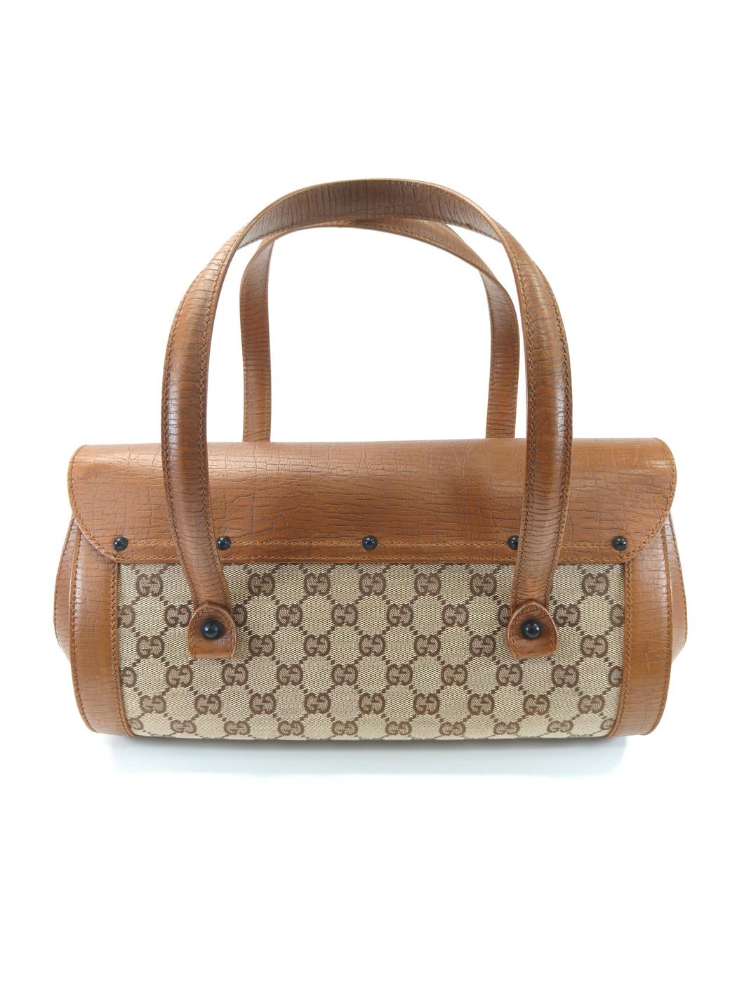 GUCCI グッチ バンブー ワンショルダー トートバッグ ブラウン 管理番号：10528