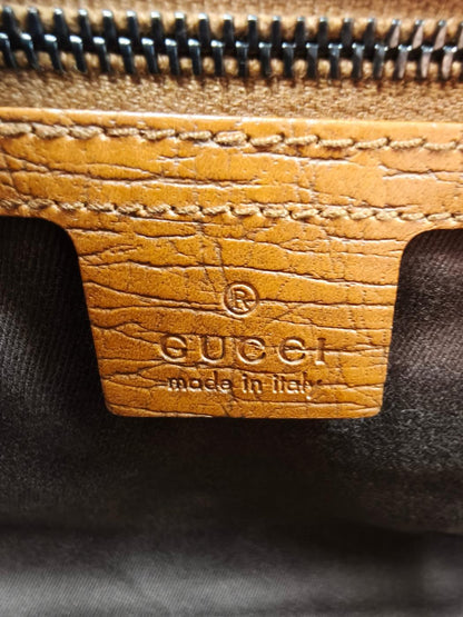 GUCCI グッチ バンブー ワンショルダー トートバッグ ブラウン 管理番号：10528