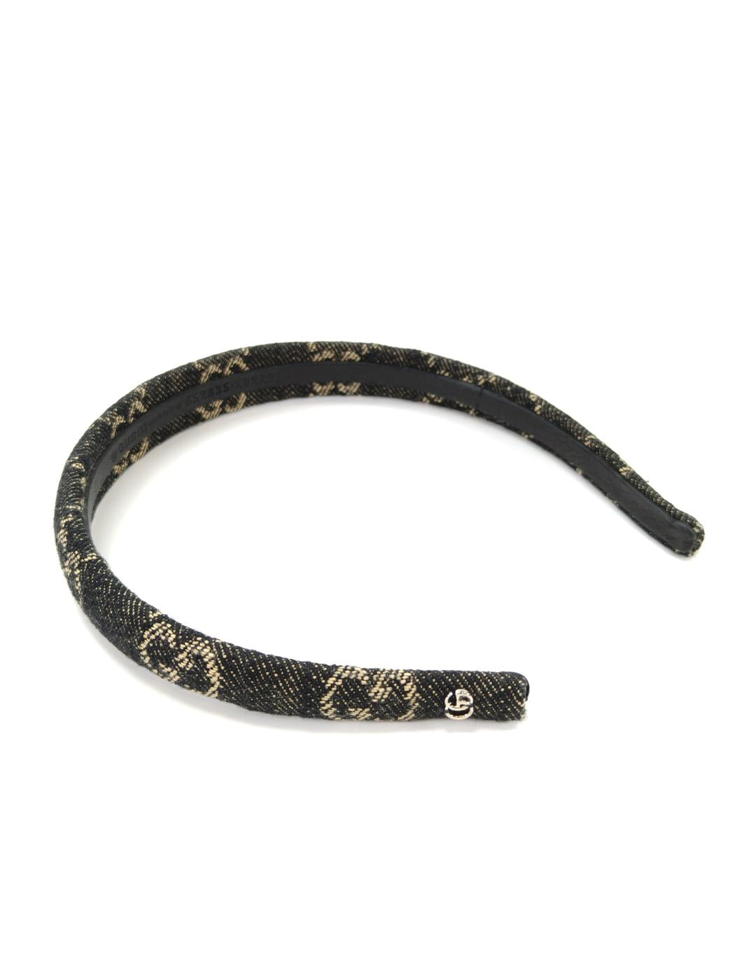 GUCCI グッチ GGデニム カチューシャ ヘアバンド 管理番号：11216