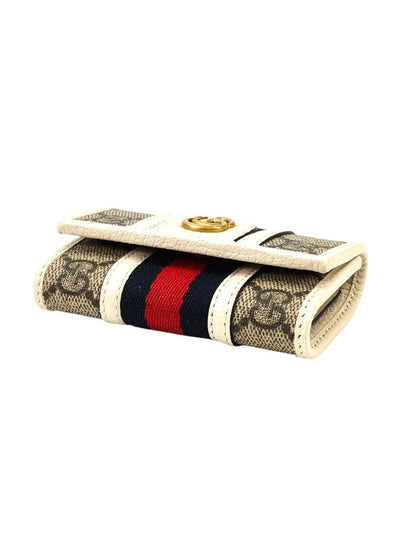 Gucci グッチ オフィディア GG キーケース ホワイト×ベージュ 管理番号：11384