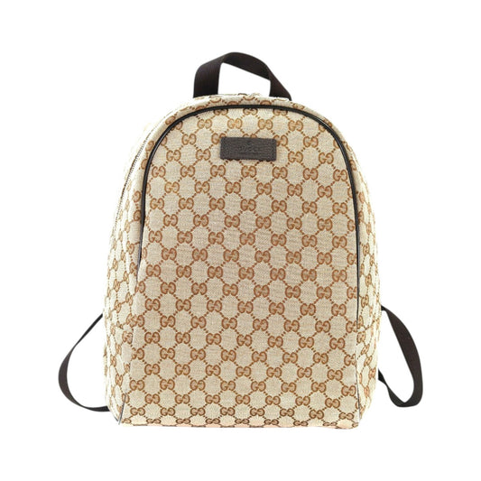 Gucci グッチ GG キャンバス リュックサック ブラウン 管理番号：11411