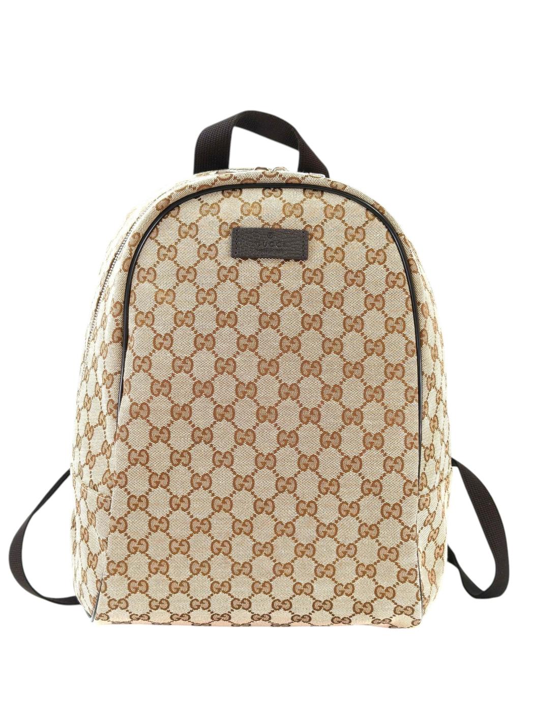 Gucci グッチ GG キャンバス リュックサック ブラウン 管理番号：11411