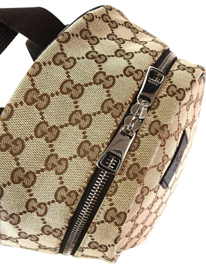 Gucci グッチ GG キャンバス リュックサック ブラウン 管理番号：11411
