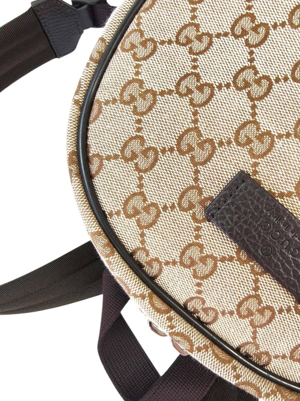 Gucci グッチ GG キャンバス リュックサック ブラウン 管理番号：11411