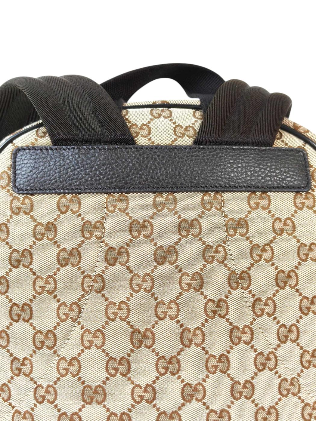 Gucci グッチ GG キャンバス リュックサック ブラウン 管理番号：11411
