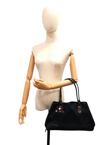 Gucci グッチ プリンシー GG キャンバス トートバッグ ブラック 管理番号：11412