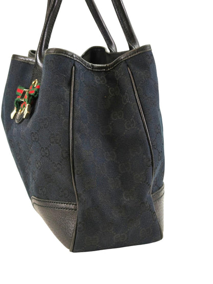 Gucci グッチ プリンシー GG キャンバス トートバッグ ブラック 管理番号：11412