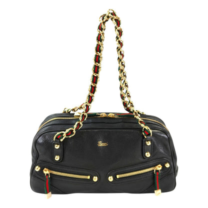 Gucci グッチ カプリ チェーン ショルダーバッグ シェリーライン ブラック 管理番号：11413