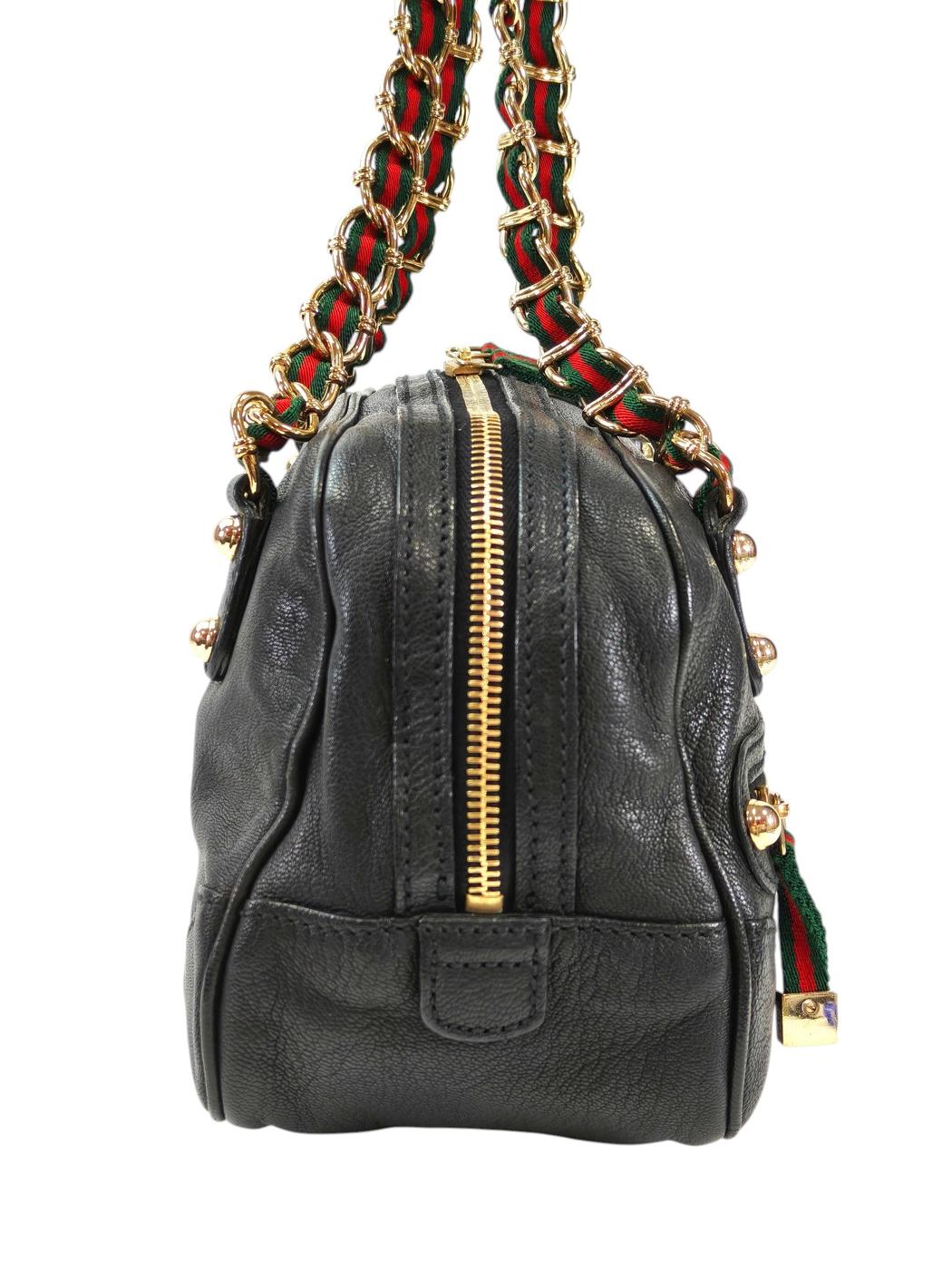 Gucci グッチ カプリ チェーン ショルダーバッグ シェリーライン ブラック 管理番号：11413